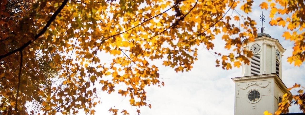 Clock Tower in Fall